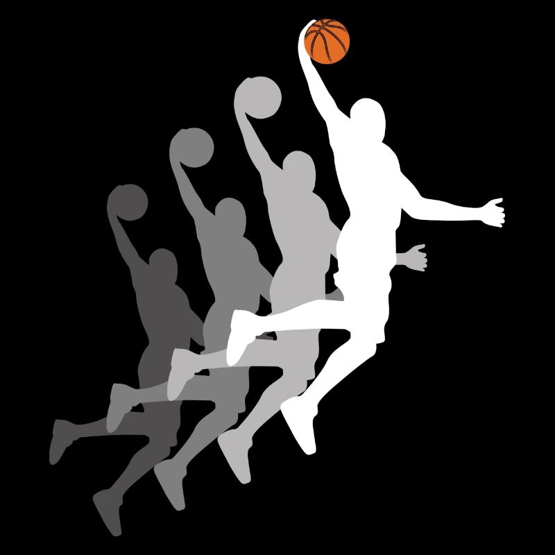 Basketball Player Dunking Basketball Player Sequence