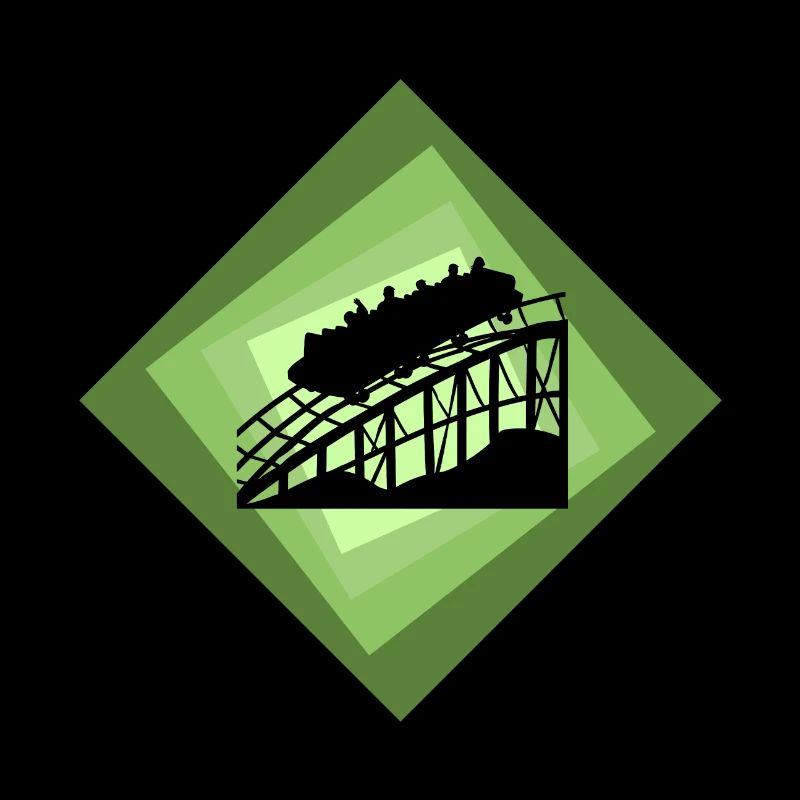 Roller coaster marquee rollercoaster