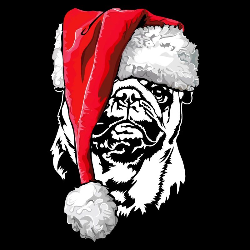 Père Noël Carlin Saint-Nicolas chiens Wilsigns