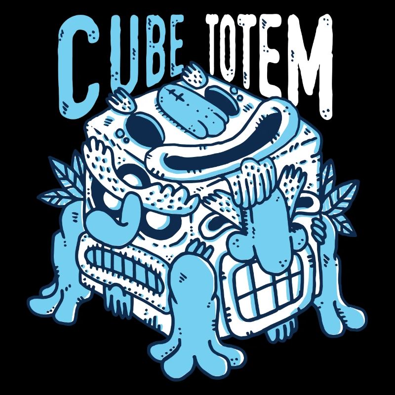 Totem kuber abstrakt