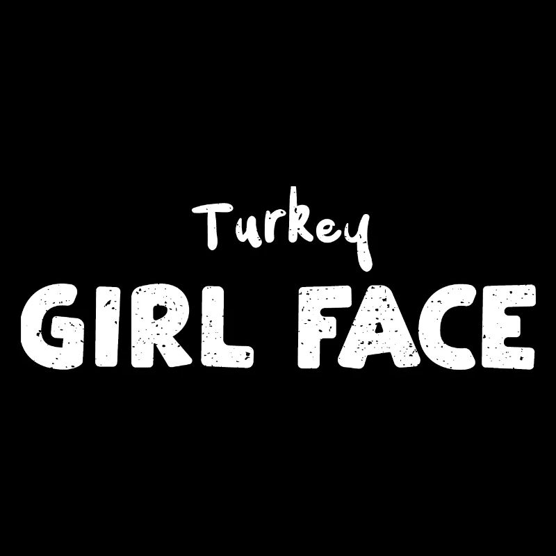 Visage de fille de dinde - Thanksgiving