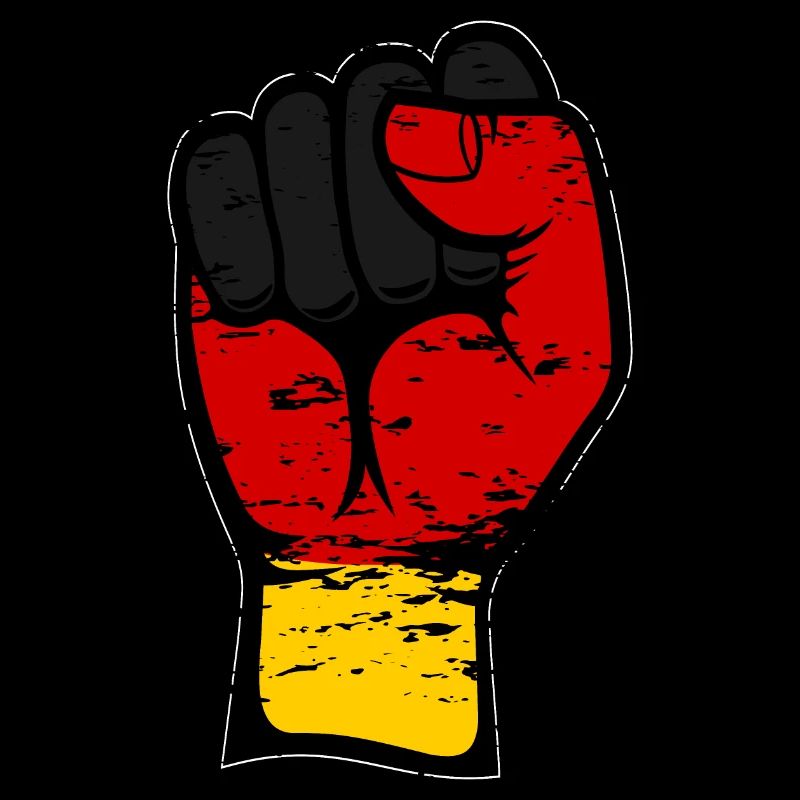 Deutschland Flagge Faust used