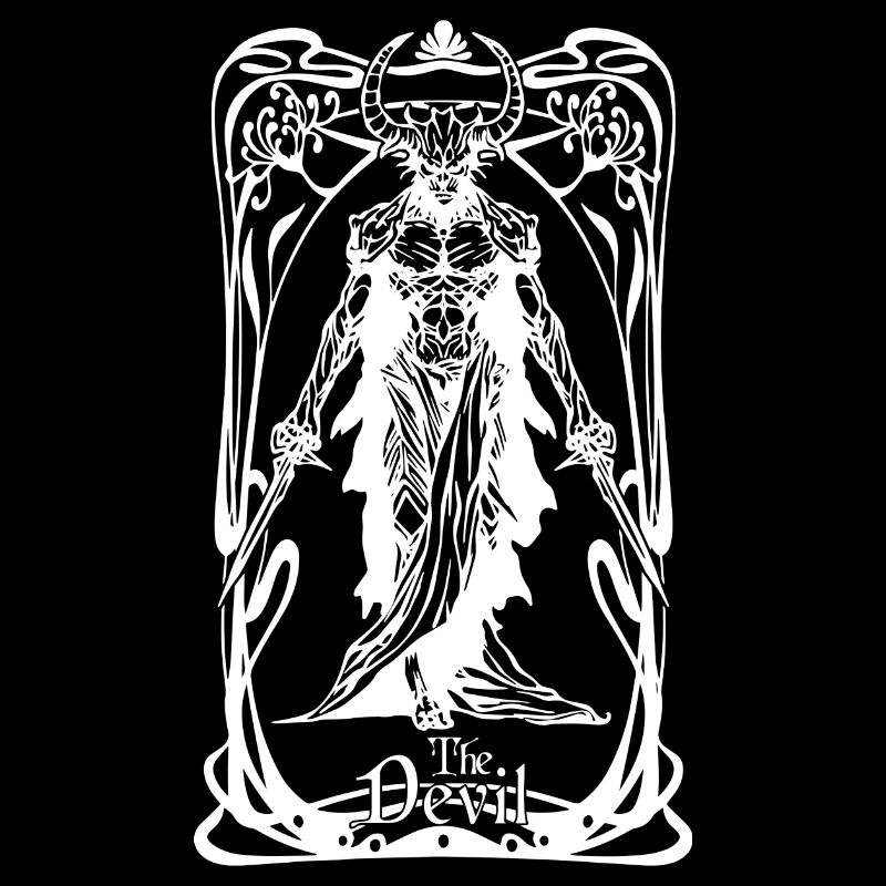 Tarot card the devil