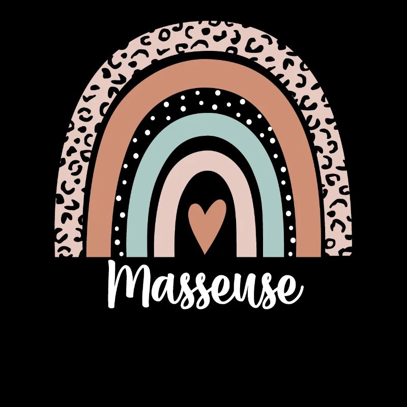 Masseuse Rainbow Leopard Funny Masseuse