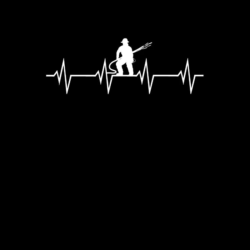 Firefighter Heartbeat Fire Brigade Firefighter ECG