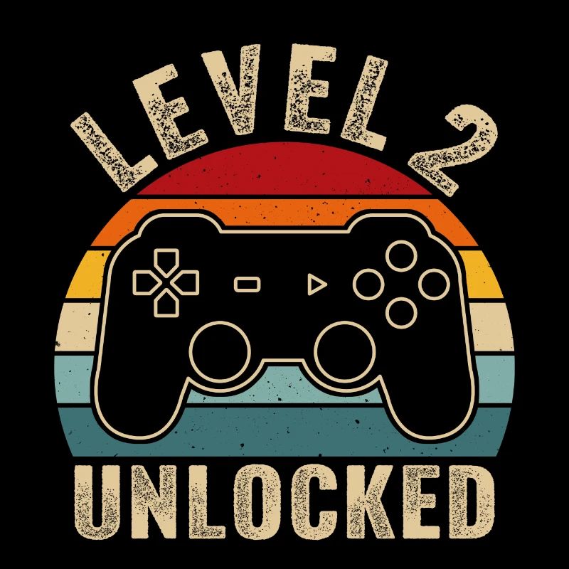 2nd birthday - 2 years Gamer Level 2 unlocked