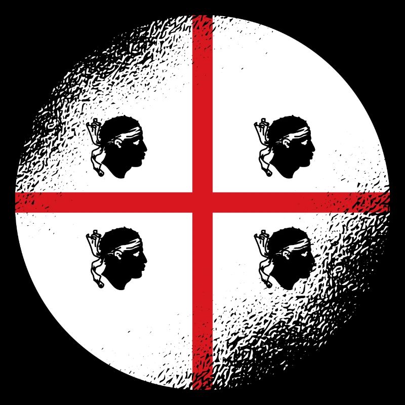 Drapeau de Sardaigne d’occasion Look Drapeau sarde Vintage