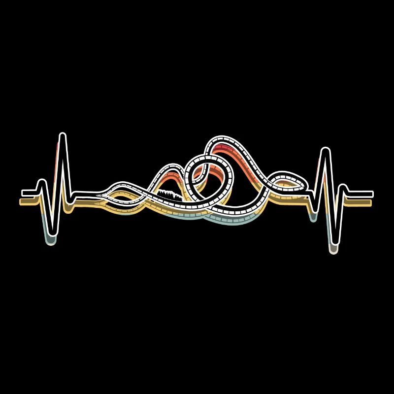 Roller Coaster Amusement Park Vintage Rummel