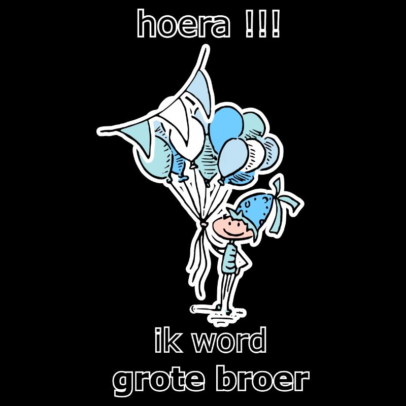 Hurra, ich werde ein großer Bruder sein - T-Shirt