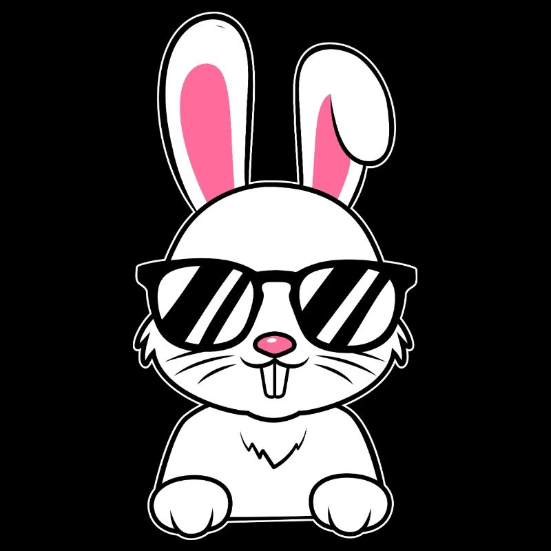 Bunny with Sunglasses Rabbit Bunny Lover