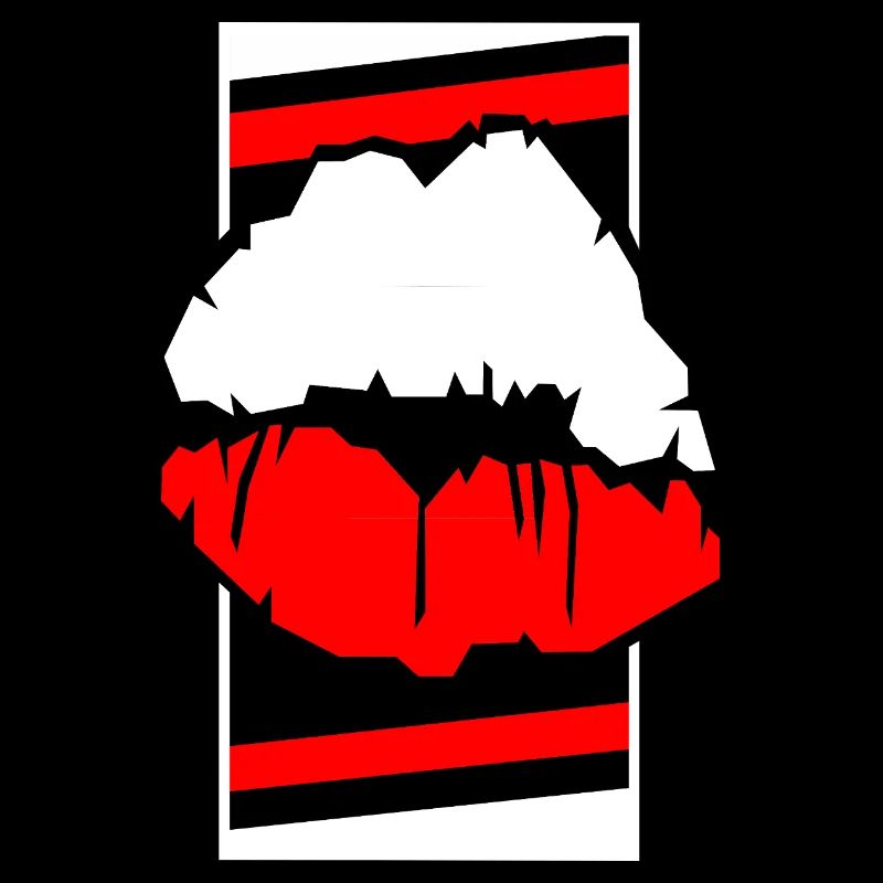 Poland Lips Contrast Pop Art
