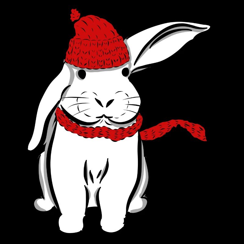 Rabbit Bunny Hat scarf ear Hare