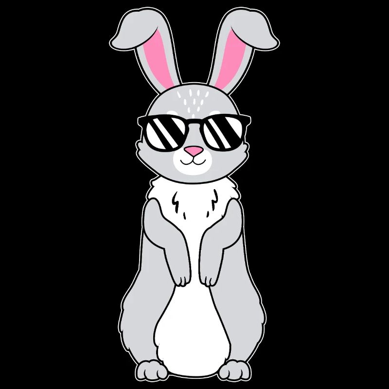 Bunny with Sunglasses Rabbit Bunny Lover