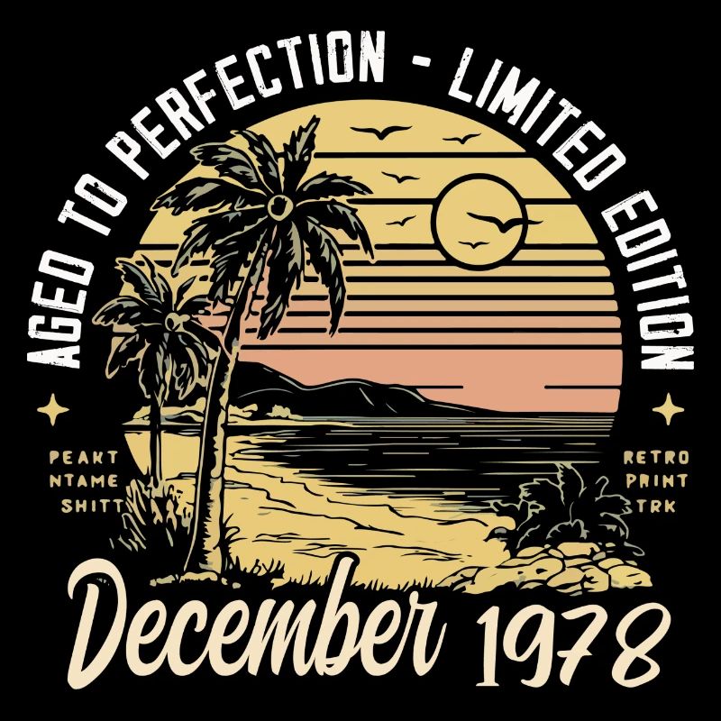 Dezember 1978 Geburtstagsgeschenk Dezember 1978