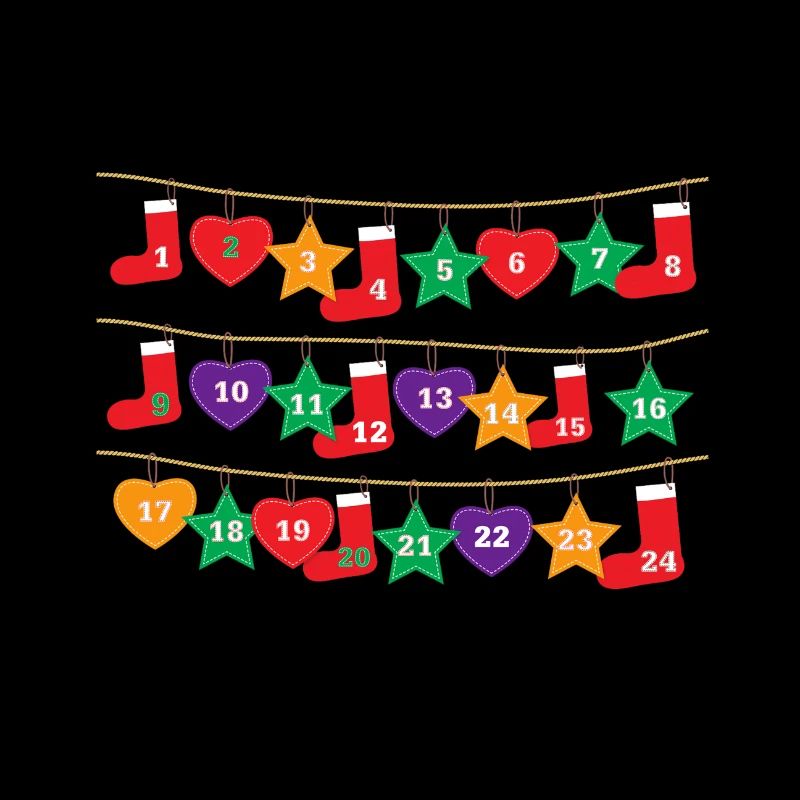 WEIHNACHTS ADVENTSKALENDER SOCKEN! GESCHENKIDEE