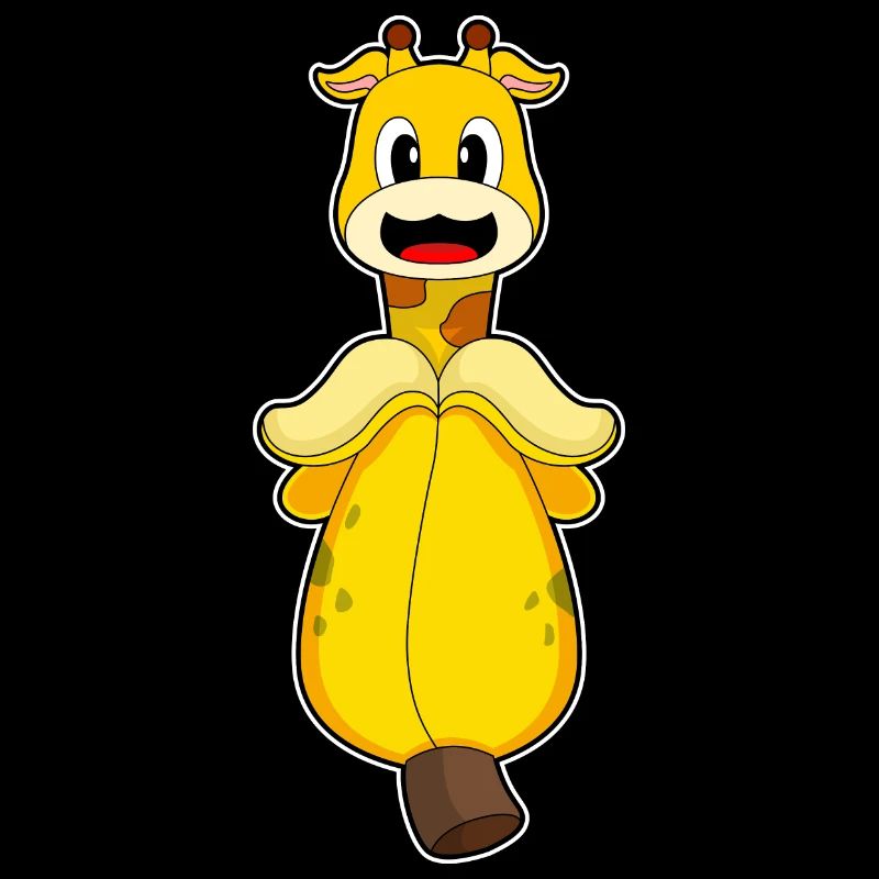Giraffe Banane