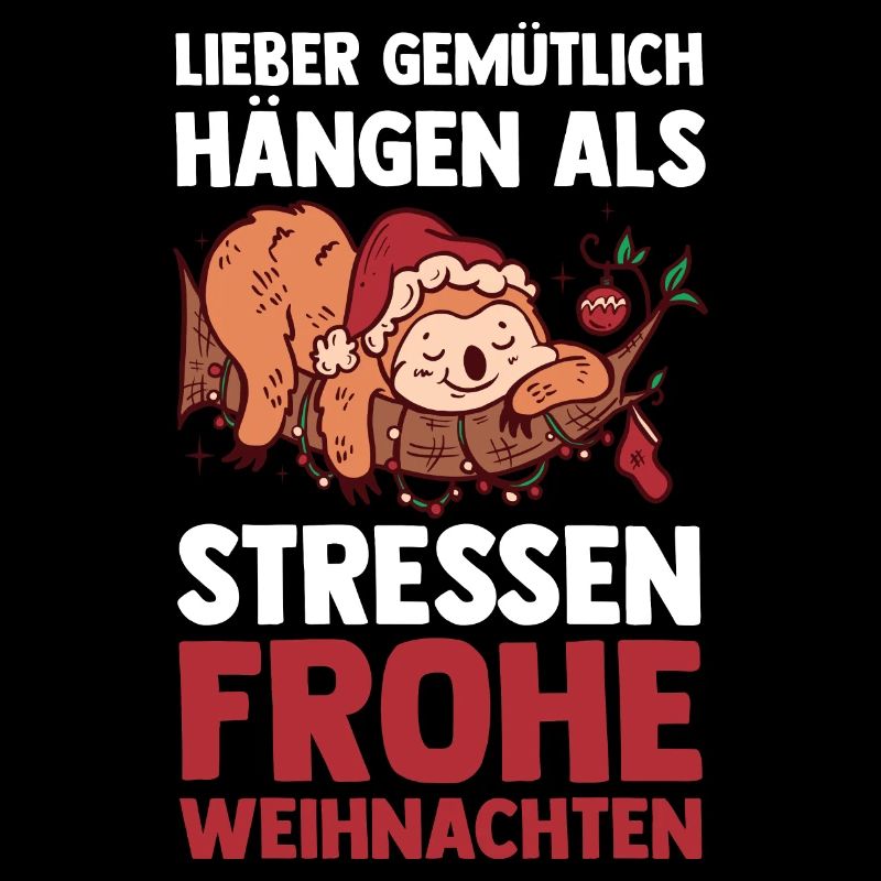 Weihnachtsmann Weihnachtsfest Faultier