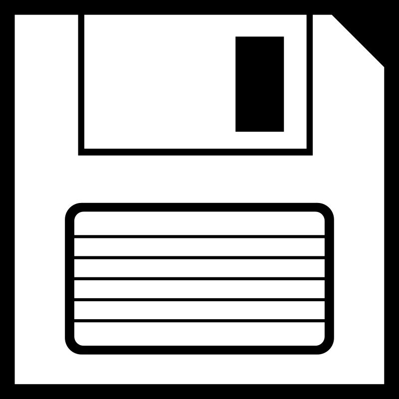 Diskette Speicher Symbol