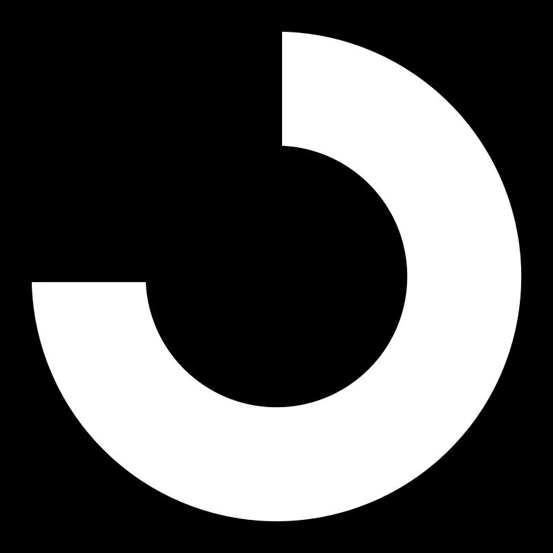 trois quarts de cercle F