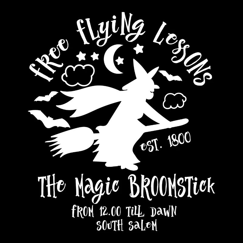 Witch Magic Halloween Broomstick Fly Gift