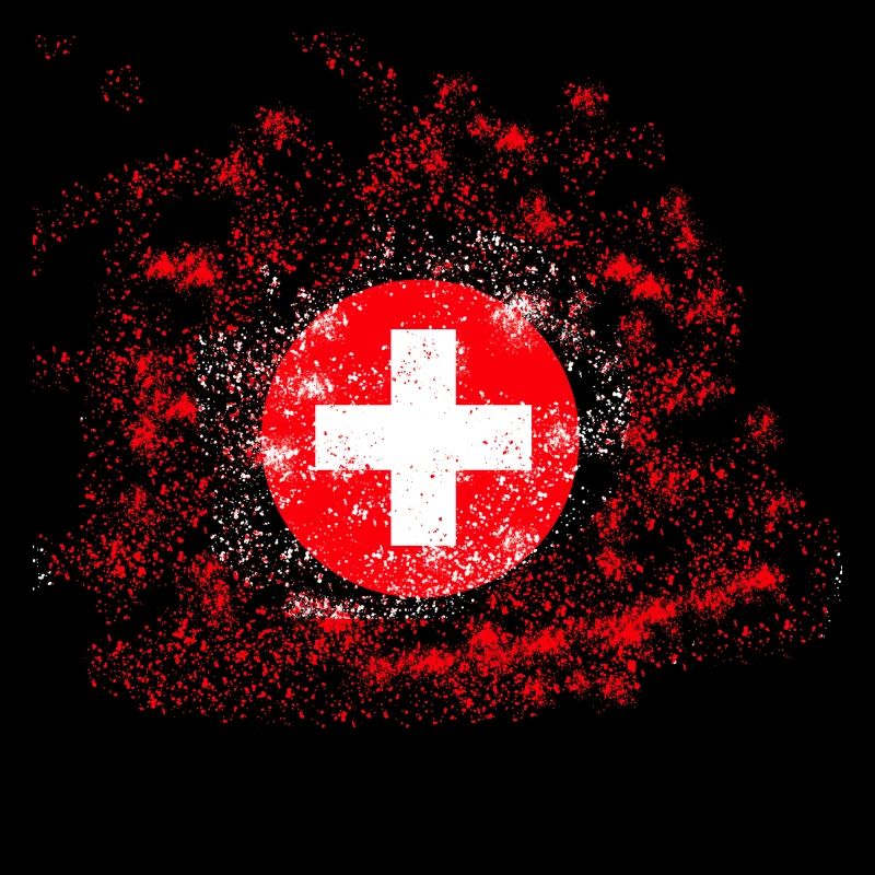 Épingles de couleur du drapeau du championnat du monde de Suisse