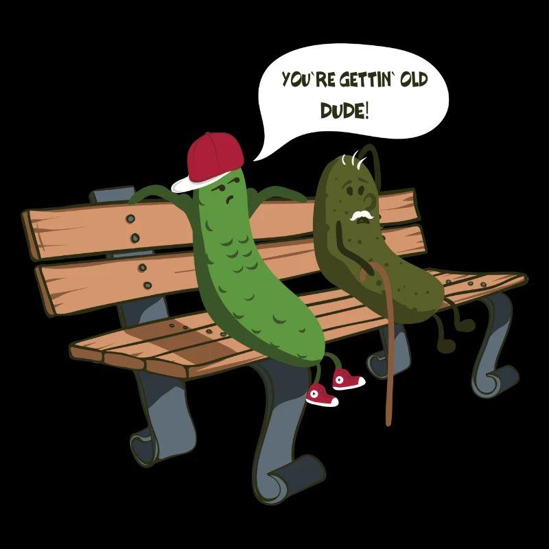 Tu deviens vieux, mec - concombre