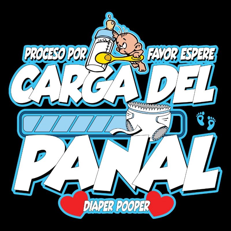 Windelpooper Windel wird beladen Junge Geschenk