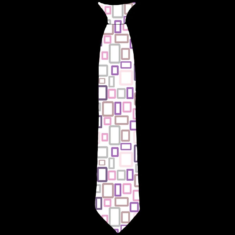 Tie Pattern Square Gray Colorful