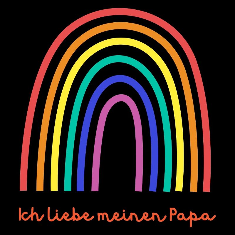 Regenbogen Pride Ich liebe meinen Papa
