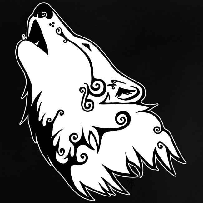 Le Loup de Neved (version contour blanc)