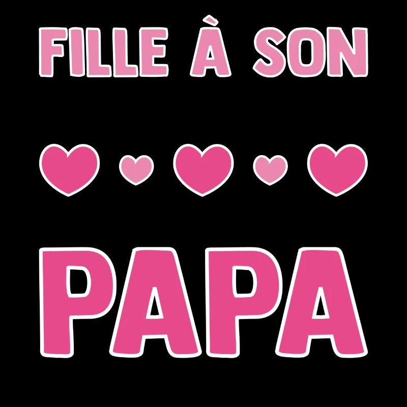 Fille à son papa