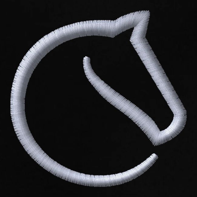 embroidered lichess logo