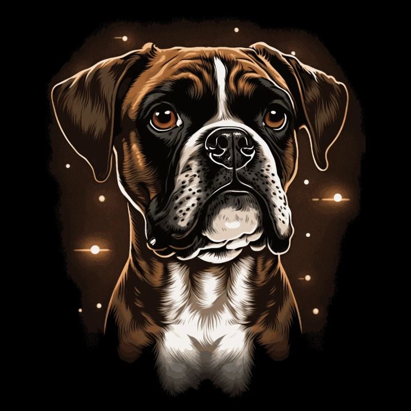 Cute Boxer Dog Breed Pet Lover