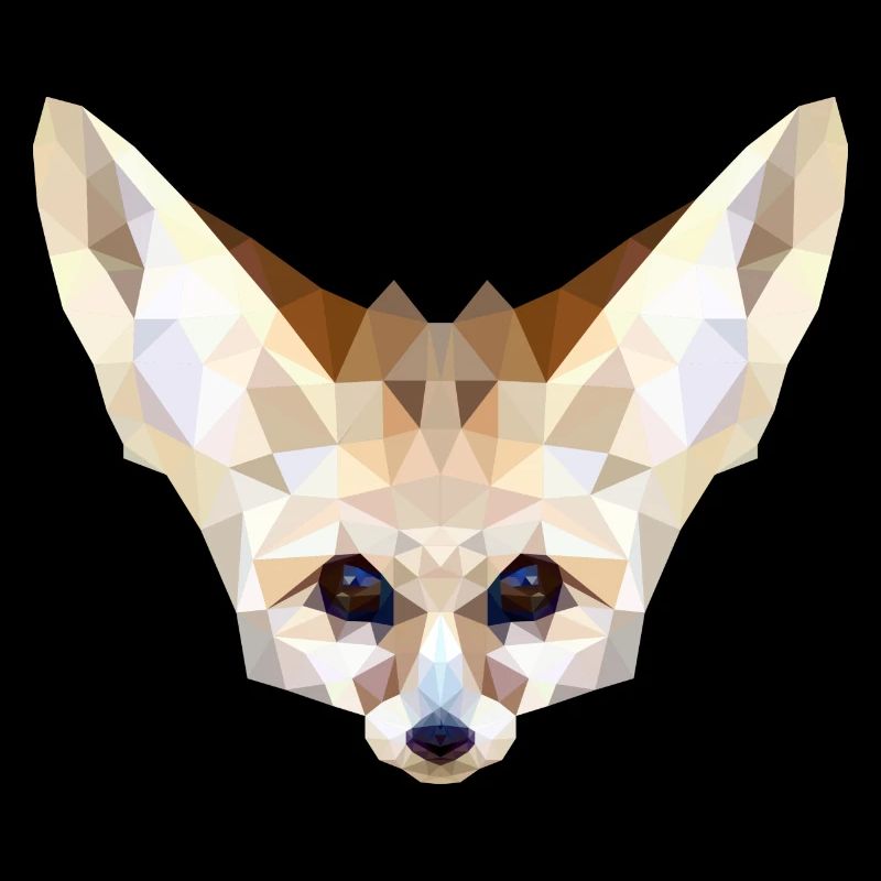 Fennec low poly
