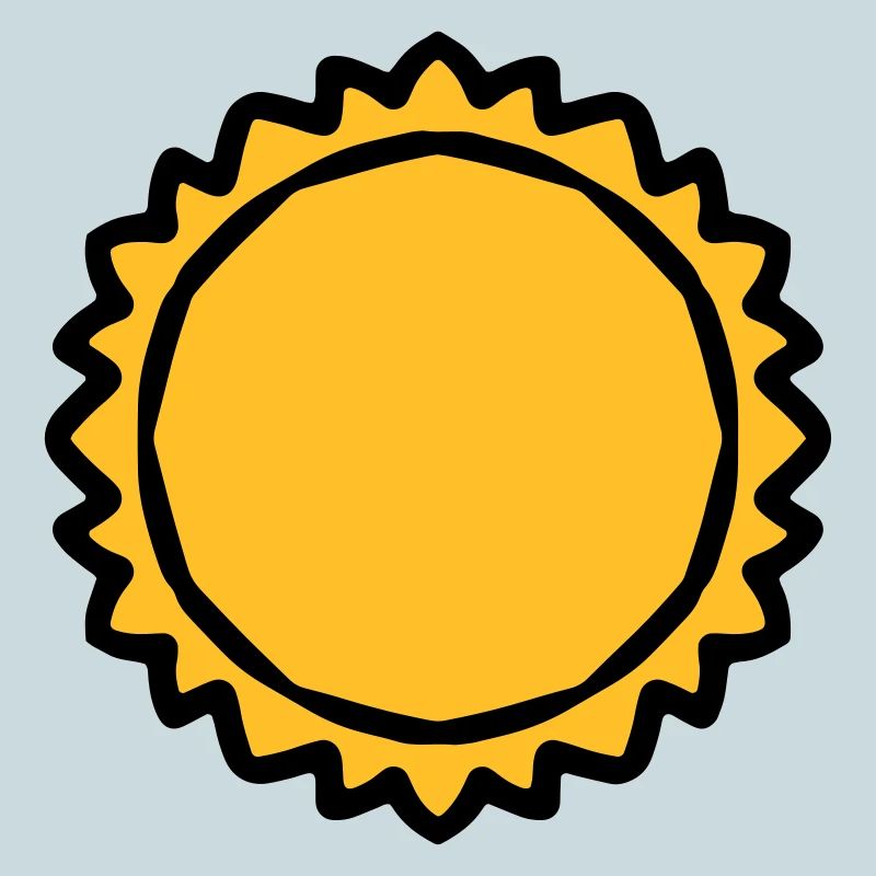 Thick big sun