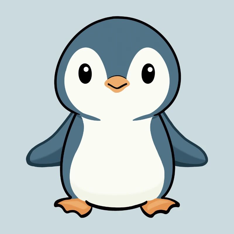 PINGOUIN OISEAU ANTARCTIQUE PÔLE SUD BÉBÉ GLACE DANDINEMENT