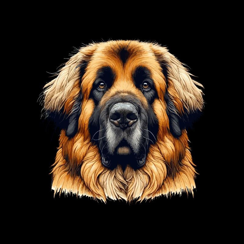 Visage de chien - Leonberger