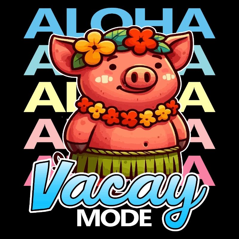 Mode Vacances Cochon Tropical