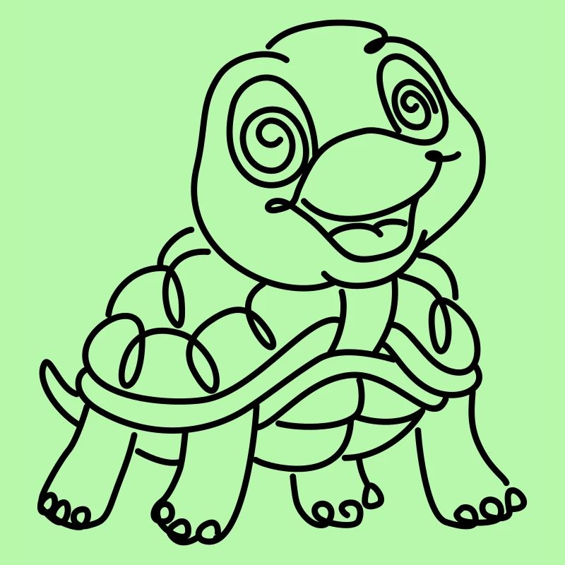 Turtle monochrome