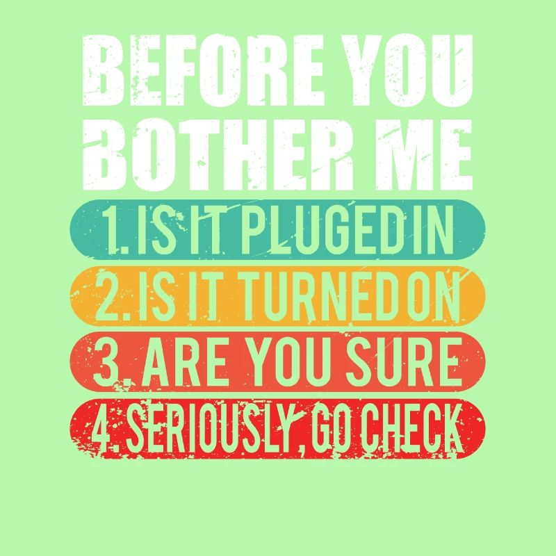 Funny Tech Support / Computer Techie Nerd Gift