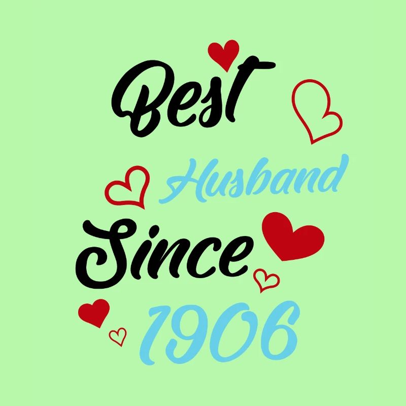 Bester Ehemann seit 1906 Hochzeit