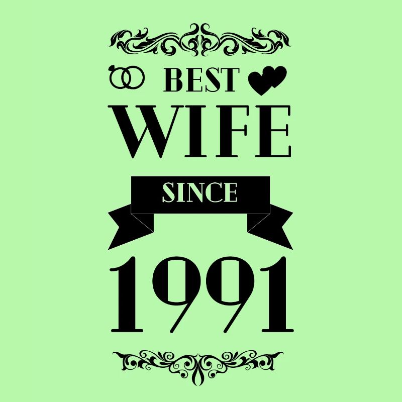 Beste Ehefrau seit 1991 Hochzeitstag
