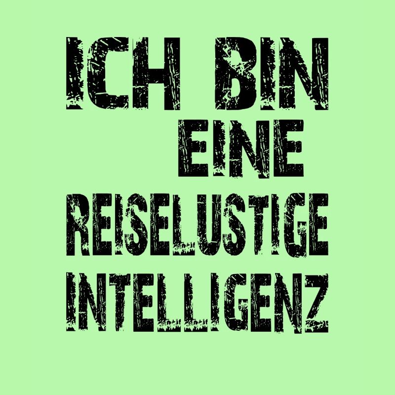 KI Spruch Ich bin eine reiselustige Intelligenz