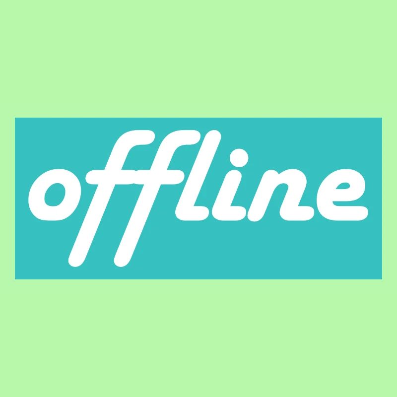 offline- blue white