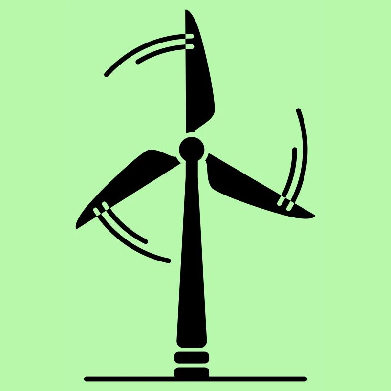 Windrad Silhouette