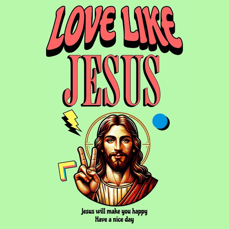 Aimer comme Jésus Visage moderne de Jésus
