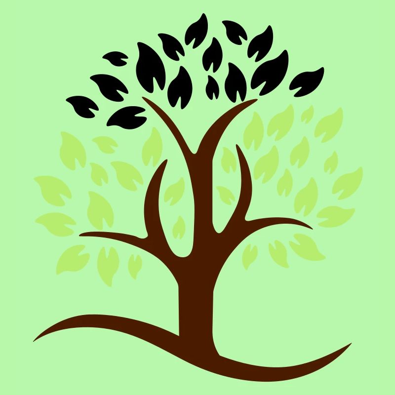 arbre 3 couleurs logo