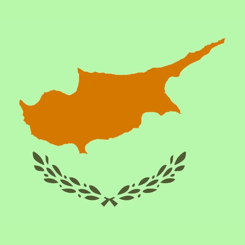 Idée de cadeau de drapeau ADN empreinte de Chypre