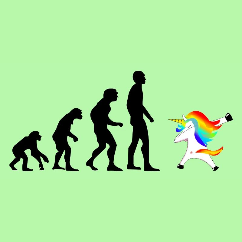 Evolution Dab Dabbing Licorne Unicorn