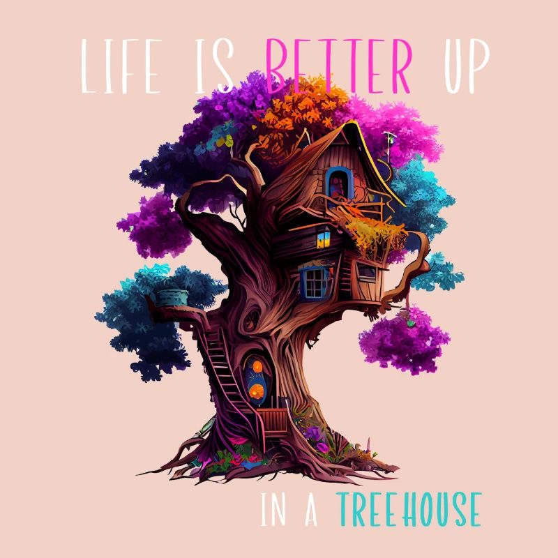 Constructeur de cabane dans les arbres - La vie est meilleure dans un treehou
